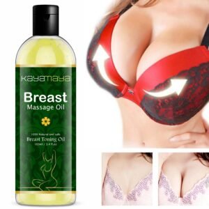Kayamanaya Breast Massage Oil 100ml | Natural Breast Toning & Massage Oil for Women | Nourishes, Moisturizes & Softens Skin