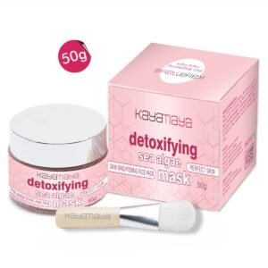 Kayamaya Detoxifying Sea Algae Mask 50g – Skin Brightening Face Pack with Niacinamide & Seaweed Algae for Pores, Blemishes & Uneven Skin Tone