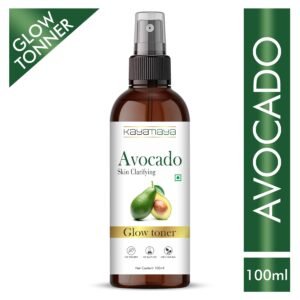 KayaMaya Avocado Glow Toner 100ml – Hydrating & Skin Clarifying Face Toner for Soft, Smooth & Glowing Skin | Paraben & Sulphate Free