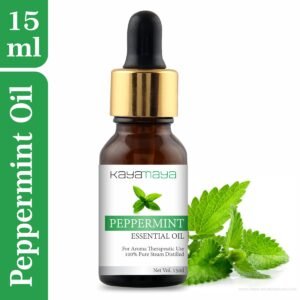 SEO Title: Kayamaya Peppermint Essential Oil 15ml – 100% Pure Steam Distilled Natural Mint Oil for Aromatherapy