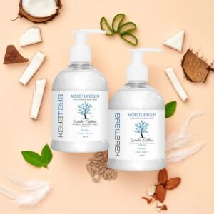 KayaMaya Tea Tree Moisturiser 300ml – Ultra-Nourishing Body Lotion with Shea Butter, Aloe Vera, Olive & Almond Oil for Dry Skin (Pack Of 2)